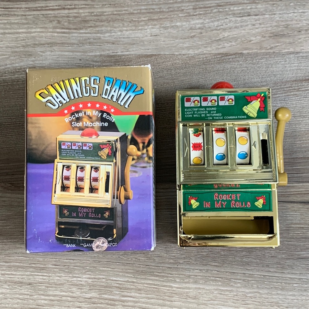 Savings Bank Rocket In My Rolls Slots Machine